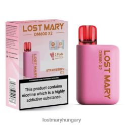 elveszett mary dm600 x2 eldobható vape eper jég 82D8JT205 -LOST MARY Vape Flavors