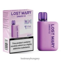 elveszett mary dm600 x2 eldobható vape szőlő 82D8JT192 -LOST MARY Vape