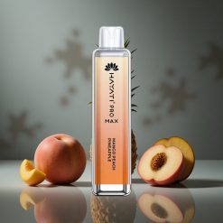 Hayati Pro Max 4000 Puffs Újratölthető E-pára Mango Barack Ananász