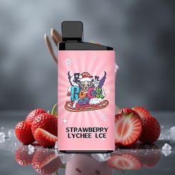 IGET Bar 3500 Puffs Egyszerhasználatos E-szigaretta Eper-Licsi-Jég (1400 mAh)