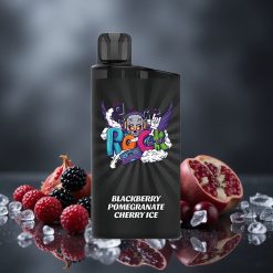 IGET Bar 3500 Puffs Egyszerhasználatos Vape Szeder-Gránátalma-Cseresznye Jég (1400 mAh)
