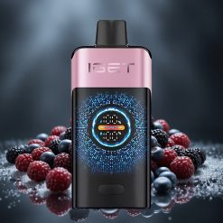 IGET ONE 12000 Puffs PCTG+ALU+PC Anyag Feketeszeder Jég