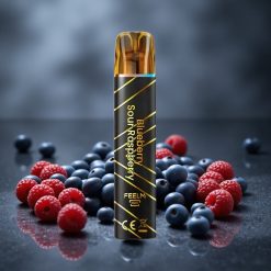 JNR Black&Golden 800 Puffs Egyszerhasználatos Vape Áfonya Savanyú Málna
