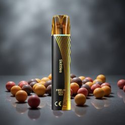 JNR Fekete&Arany 800 Puffs Egyszerhasználatos E-cigaretta Skittles