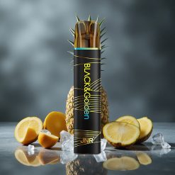 JNR Fekete&Arany 800 Puffs Egyszerhasználatos E-Pipacs Ananász Jég
