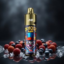 JNR Joker 24K Puffs Eldobható E-cigaretta 800mAh Fekete Sárkány Jég