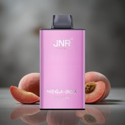 JNR Mega Box 25000 Puffs Egyszerhasználatos E-pipa Juicy Peach (Lédús Őszibarack)