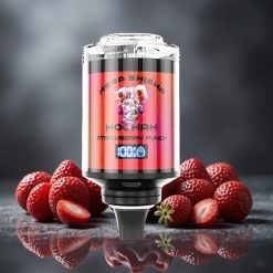 JNR Mega Shisha Hookah Asztali Kompatibilitás 100K Eper Puncs 60ml