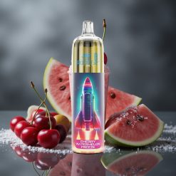 JNR Rocket-X 12400 Puffs Egybedobható E-pára Beállítható Légáramlás Cherry Görögdinnye Fagy