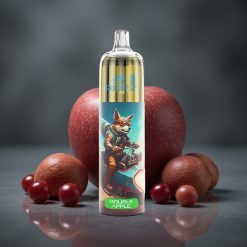 JNR Rocket-X 12400 Puffs Egyszerhasználatos Vape Beállítható Légáramlással és Kettős Alma