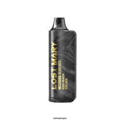 LOST MARY mo5000 fekete arany eldobható 10ml 82P0DH3 - LOST MARY Flavours jeges barack colada